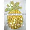 decorative pineapple-shaped sequins