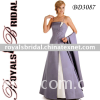 Elegant Off-Shoulder Taffeta Bridesmaid Dress BD3087