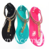 Ladies Sandals With Beautiful Diamond Uppers Pvc Material Durable Sandals