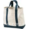 Stylish Canvas Tote Baby Diaper Bag Eco Friendly For Supermarket Shopping