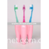 ABS Teeth Shaped Toothbrush Stand or Toothbrush holder (pink)