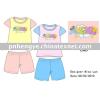 hot sale lovely girls sleepwear pajamas