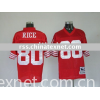 49ren team #80Rice american football jerseys Wholesale hot selling jerseys newest sport USA football wear