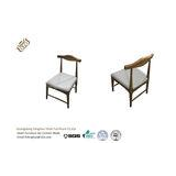 Solid Ash Wood Modern Comfortable Dining Chairs / Nordic Chairs With Fabric Seat