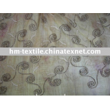 plain embroidered fabric
