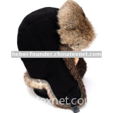 Rabbit fur Rassia hat