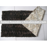 mink front paw patch plate