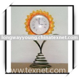 Sun flower clock