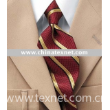 100% polyester striped tie