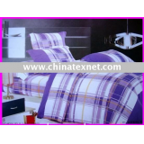 4pcs 100% printed jacquard cotton bedding set pillow/quilt/sheet