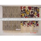 wool woven printing shawl
