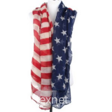 Buy China Polyester Scarf With Flag Printed shawl manufacture