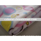 Coral fleece baby blanket