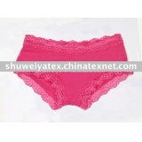 Girl's underwear with wave lace