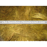 semi-refined natural bamboo fibre