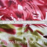 printed charmeuse satin with spandex