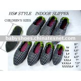 cotton fabric indoor slippers