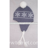 knitted earflap hat, cap, beanie