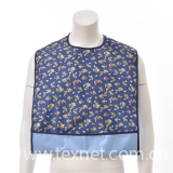 Fashion feeding bibs for adults with fixed crumb catcher