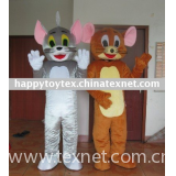 tom & jerry mascot/ fur costume/ carnival costume