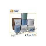 Oil / Water Absorbent Industrial Cleaning Wipes Rolls Spunlace Nonwoven Fabric