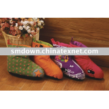 down & feather slipper