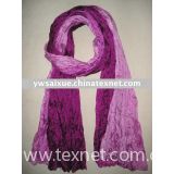 silk crinkle scarf