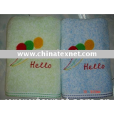 terry bath towel,embroidered bath towel,cotton towel