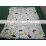 100%polyester printed bedding quilt