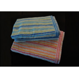 colorful stripe bath towel 