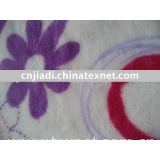 printed coral fleece fabric