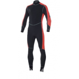 3mm Elastek Red Full Jump Suit Scuba Diving Cold Water Wetsuit Mens Medium