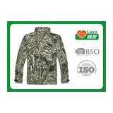 Long Sleeve Mens Waterproof Softshell Jacket For Winter / Autumn