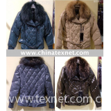 Garment stock  Winter Ladies Coat Department Shell Pulled