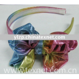 Rainbow Color  Silk Headband