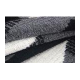 Geometry Pattern Merino Wool Interlock Fabric , 58 / 60'' Width Wool Serge Fabric