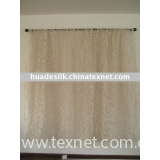 Burnout Jacquard Polyester Window Curtain /Curtain Fabric
