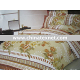 Missing the simple 100%polyester printed 4pcs bedding set