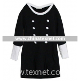 casual and pretty cotton children's one-piece dress