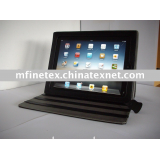 original cow leather case for iPad with stand