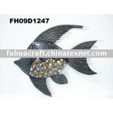 metal fish, metal craft, metal wall decoration