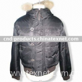 Men's Down Jacket with Real Fur on Hood