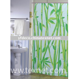 100% printed polyester shower curtain
