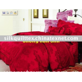 wedding mulberry silk bedding set