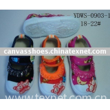 baby canvas injection shoes