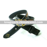 bonded leather belts.