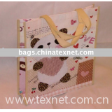 Korea style Non woven Laminated Shopping bag (  5 Colors )
