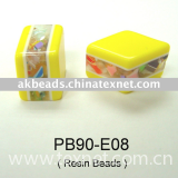 Beads (Plastic bead, Acrylic bead, Resin bead) - PB90-E08