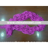 fashion lace knitted scarf