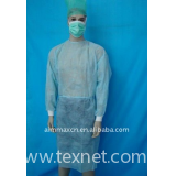 green surgical gown